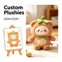 OEM ODM Mascotte en peluche personnalisée sur mesure, motif fruits et légumes, avec logo brodé personnalisé, figurine en peluche douce, utilisable comme breloque de sac à dos
