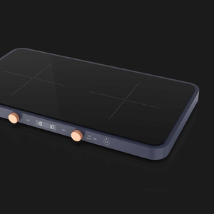 <span class=keywords><strong>2021</strong></span> recién llegado, cocina de inducción de doble cocina ultradelgada, doble cabezal, dos quemadores para uso doméstico en Hotel, carcasa de plástico eléctrica - Product Image 4