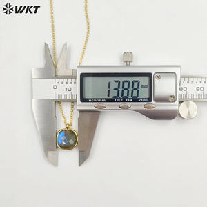 WT-N1439 Gorgeous Natural 18+2Inch Colorful Elegant Vintage <strong>Boho</strong> <strong>Necklace</strong> Casual Long Gemstone <strong>Necklace</strong> - Product Image 4