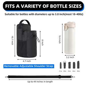 Wholesale Custom Magnetic Gym Bag Men Women Workout <b>Travel</b> Sports Small Sling with Water Bottle <b>Holder</b> - Product Image 4