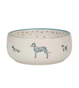 Joli bol d'eau pour chien Bol de conception de motif de chien tacheté pour animaux de compagnie Bol pour chien personnalisé une merveilleuse idée cadeau pour votre animal de compagnie bien-aimé - Product Image 1