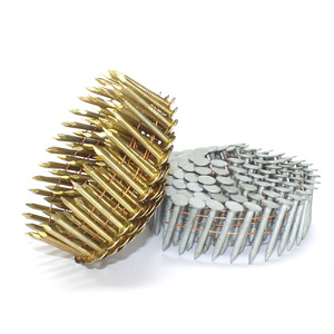 Eisenholz-Palettenrahmen Gewölbte Karierte Drahtnägel für Bauarbeiten Pneumatische Nagelpistole - Product Image 1