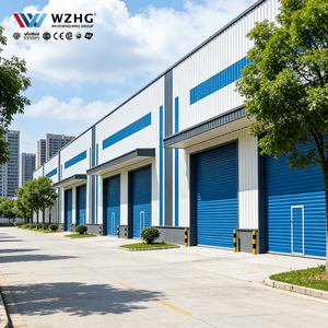 Bâtiment industriel en structure métallique, atelier d'usine, entrepôt préfabriqué, bâtiment à ossature métallique - Product Image 1