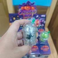 Mainan Squishy Cangkir Teh Susu Halloween, Mainan Lembut Maltosa Berkilau, Mainan Pereda Stres Sensorik, Mainan Fidget, Kotak Misteri Hadiah