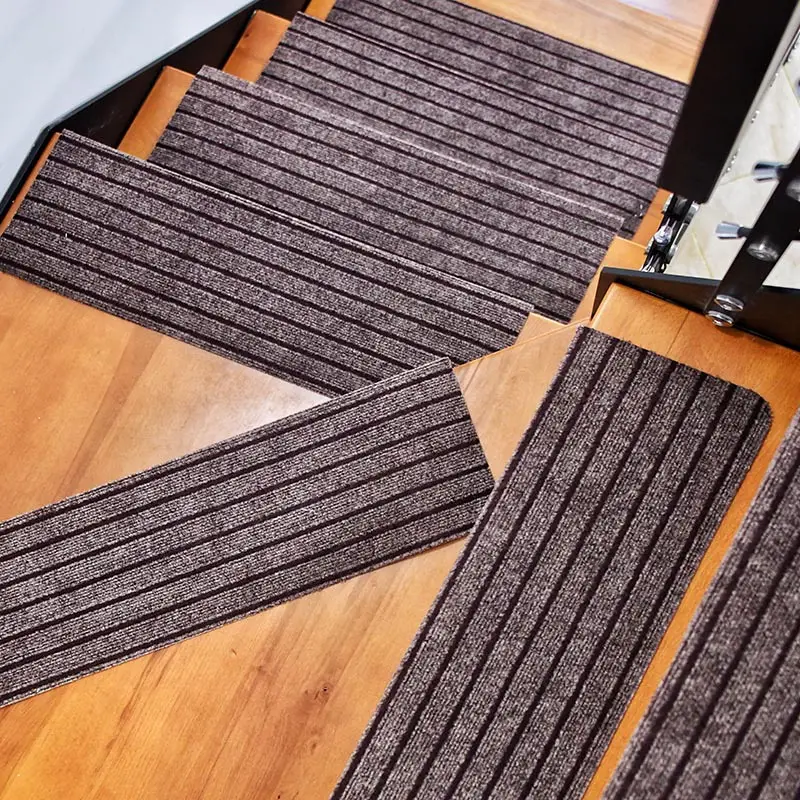 55*22 Treppenstufe matten Selbst klebende Treppen matte Anti-Rutsch-Sicherheits stumm schaltung Fußmatten Indoor Warm Pad