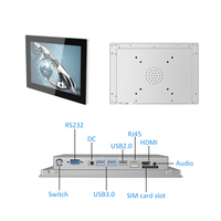 Moniteur industriel 7 10.1 13.3 15.6 pouces Android pc équipement médical HMI moniteur à écran tactile sans ventilateur entièrement en aluminium