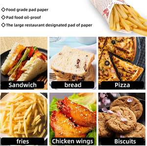 Papier d'emballage pour sandwichs, papier d'emballage pour hamburgers, papier d'emballage pour pain, papier alimentaire de qualité alimentaire, revêtement PE, conception et taille personnalisées, résistant à la graisse - Product Image 3