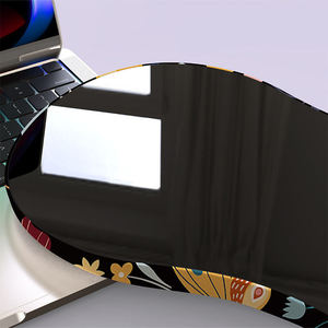 Tapis de souris ergonomique avec support de poignet massant, repose-poignet anti-douleur avec mousse à mémoire de forme et base antidérapante en PU - Product Image 4