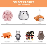 Vente en gros de mini sacs en coton en forme de cerveau, pendentifs, porte-clés en peluche douce, poupées animales mignonnes, jouets cerveau, personnalisables en couleur et avec logo, fournisseur