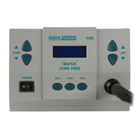 Station de dessoudage à air chaud numérique réglable QUICK 861DW ESD sans plomb, pistolet à air chaud pour réparation de PCB de téléphone