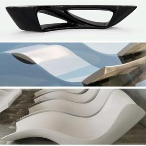 كرسي استلقاء شمسي خارجي صديق للبيئة مصنوع يدويًا من الألياف الزجاجية بتصميم فني عصري فاخر لحفلات أعياد الميلاد وجانب حمام السباحة والحديقة - Product Image 6