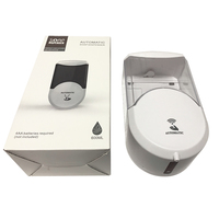 Distributeur de savon liquide mural électrique moderne en plastique double de 600 ml pour cuisine, salle de bain, maison et hôtel