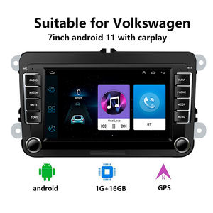 Écran tactile capacitif IPS 7 pouces, 2din, multimédia, BT, TF, Radio FM, Autoradio, lecteur DVD de voiture MP5 avec Carplay pour <span class=keywords><strong>VW</strong></span> - Product Image 2