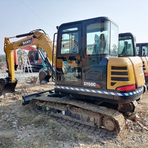 Gran oferta, excavadora Sany SY60 SY55 SY75 usada, peso operativo de 6 toneladas con precio barato y componentes básicos en stock - Product Image 5