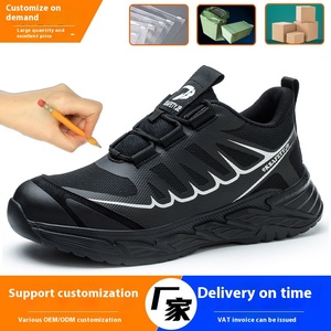 Chaussures de sécurité anti-perforation et anti-choc en stock, légères, respirantes, résistantes à l'usure, pour le travail prolongé sans fatigue - Product Image 3