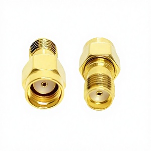 High Quality 12V Copper RF Coaxial TS9 Male to for Female 1P IP40 <b>Adapter</b> Connector Gold Plated RFBestar OEM/ODM - Product Image 3