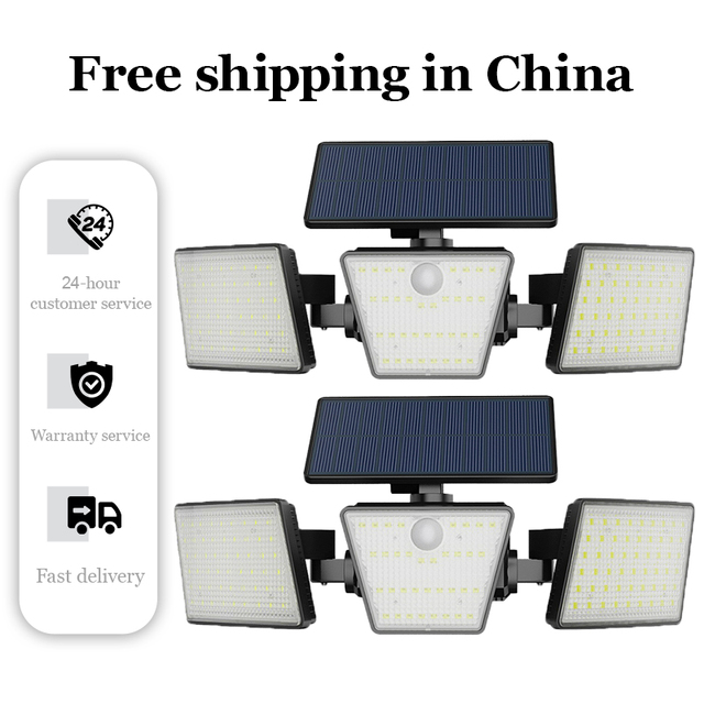 IP65 Waterproof LED Smart Sensor Solar Wall Lamp Durable New Small Size for Garden Street Strong Lighting