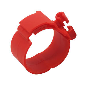 100 unités de colliers de serrage pour tuyaux de climatisation centrale avec clips à dégagement rapide en nylon, accessoires d'installation filetés - Product Image 1
