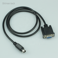 Cable de programación de PLC MINI DIN 8 TO D, cable subserial, 1 unidad, 1 unidad