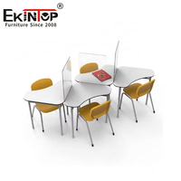 Table de formation Ekintop de haute qualité Table de formation moderne simple en MDF adaptée aux réunions de bureau d'école