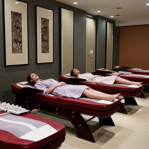 Cama de Masaje Infrarroja Korea Spine Master para Cuidado Corporal Completo con Rodillos de Piedra de Jade para Terapia Termal en Spa y Salón - Product Image 3