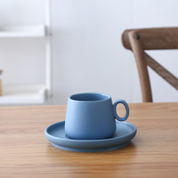 Ensemble de soucoupes en céramique à poignée ronde multicolore Offre Spéciale, pour thé et café de l'après-midi