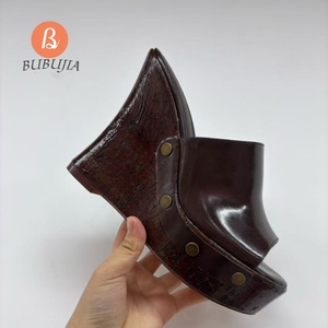 Da <span class=keywords><strong>donna</strong></span> <span class=keywords><strong>con</strong></span> stampa in legno Slip on Pumps <span class=keywords><strong>con</strong></span> tacco alto sandali <span class=keywords><strong>con</strong></span> <span class=keywords><strong>zeppa</strong></span> Chaussures da <span class=keywords><strong>donna</strong></span> - Product Image 5