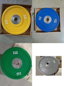 Plaques <span class=keywords><strong>de</strong></span> poids en fer haute élasticité, brisables, 20 kg, logo, antidérapantes, durables, pour la <span class=keywords><strong>musculation</strong></span> - Product Image 3