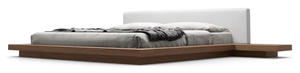 Modern High Quality Natural Solid Wood <strong>Low</strong> Profile Queen Size <strong>Bed</strong> <strong>Frame</strong> with Nightstands - Product Image 4