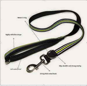 Guinzaglio per Cani ad Alta Densità, Spesso e Riflettente, Resistente con Impugnatura in Neoprene - Product Image 1