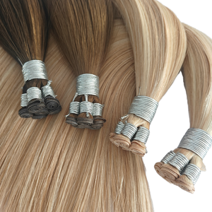 Extensiones de Cabello Humano Remy Europeo de Estilo Moderno, Doble Trama, Duraderas, para Diversas Aplicaciones de Peinado - Product Image 2