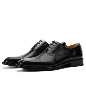 Los lujosos y exquisitos zapatos de cuero para hombre son perfectos para usar en la oficina; zapatos de cuero genuino de lujo. - Product Image 4