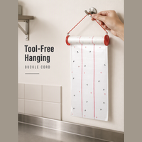 Rouleau de papier collant épais enduit imperméable pour attrape-mouches, papier collant adhésif à suspendre, détachable, jetable, pour le contrôle des insectes et des nuisibles