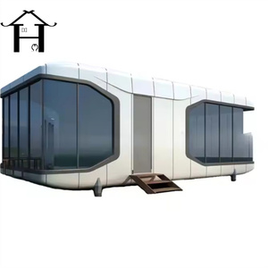Cabine Modulaire Préfabriquée de Luxe Moderne Type Capsule Spatiale avec Salon, Chambre, Cuisine, Entrée – Idéale pour Hôtel, Gîte ou Usage Portable - Product Image 5