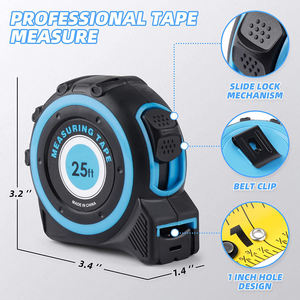 Étui de protection en caoutchouc 7.5M/25FT ruban à mesurer rétractable antichute pour charpentier et ingénieurs - Product Image 2