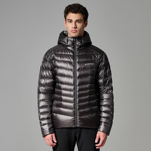 Veste d'hiver légère à capuche X-BIONIC Wilderness pour homme, rembourrage en <span class=keywords><strong>duvet</strong></span> de canard <span class=keywords><strong>800</strong></span> Fill Power, doublure anti-froid pour l'automne et l'hiver, 24687 - Product Image 1