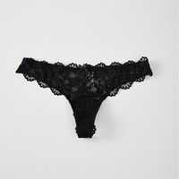 Culotte string sexy en dentelle florale brodée, tricotée, respirante, en nylon/coton, taille basse, fine, lavage à la main