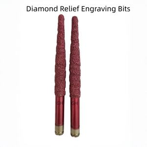 גבוהה ללבוש עמיד רב שכבתי brazed sintered יהלומי הקלה חריטת bits כלים עבור גילוף אבן גרניט - Product Image 3