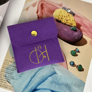 Fabricants chinois, vente en gros de mini-enveloppes écologiques pour bijoux de la marque USM, boutons-pression, microfibre, promotion des boucles d'oreilles - Product Image 6