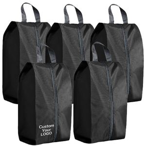 Sac de rangement pour chaussures en tissu Oxford 600D, durable, portable, pliable, résistant à l'humidité et à la poussière, avec fermeture éclair, organiseur de voyage pour chaussures - Product Image 1