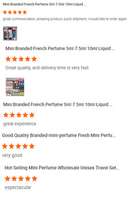 Mini Parfums Français de Marque 5ml 7.5ml 10ml Cologne Liquide Originale Parfums Miniatures - Product Image 6