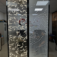 Cloison d'écran moderne en acier inoxydable pour armoires de salon design coulissant et pliant pour décoration intérieure