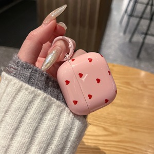 Estuche para Auriculares con Diseño de Corazón Brillante para <span class=keywords><strong>Apple</strong></span> Airpods 1 2 3 4 <span class=keywords><strong>Pro</strong></span> 2, Funda Protectora para Auriculares Inalámbricos, Caja de Carga para Airpods <span class=keywords><strong>Pro</strong></span> 3 - Product Image 3