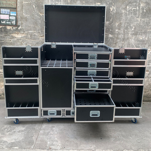 Tùy chỉnh triển lãm thương mại lưu trữ di chuyển DJ hộp di chuyển tiện ích ngăn kéo trường hợp đường bay với ngăn kéo - Product Image 4