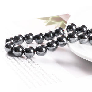 Natural Hematite Black Loose <strong>Beads</strong> Black Iron Stone <strong>Magnet</strong> Stone <strong>Beads</strong> DIY Jewelry Accessories Wholesale - Product Image 2