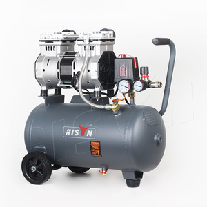 Compresor de <span class=keywords><strong>Aire</strong></span> Eléctrico Silencioso Bison de 1.1 Kw, 24L, 1.5Hp, Compresor de <span class=keywords><strong>Aire</strong></span> de Pistón Sin Aceite - Product Image 3