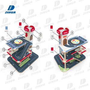 Ensemble de <span class=keywords><strong>jeu</strong></span> <span class=keywords><strong>en</strong></span> <span class=keywords><strong>bois</strong></span> pour enfants, <span class=keywords><strong>garage</strong></span> à plusieurs niveaux, parking, jouet éducatif précoce, <span class=keywords><strong>jeu</strong></span> de rôle, parking <span class=keywords><strong>en</strong></span> <span class=keywords><strong>bois</strong></span> pour voitures - Product Image 3