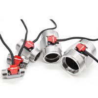 Dispenser air Sensor aliran elektromagnetik YF-DN40-S Diameter pipa 1 inci 4-6poin aliran Hall baja tahan karat