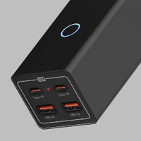 Multiprise USB Type C à charge rapide GaN 65W de haute qualité, norme britannique, multifonctionnelle, avec prise d'extension UK