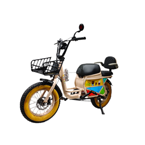 E-Bike élégant 350W parent-enfant avec motifs de dessins animés | Pneus 16 ", freins à disque - Product Image 3